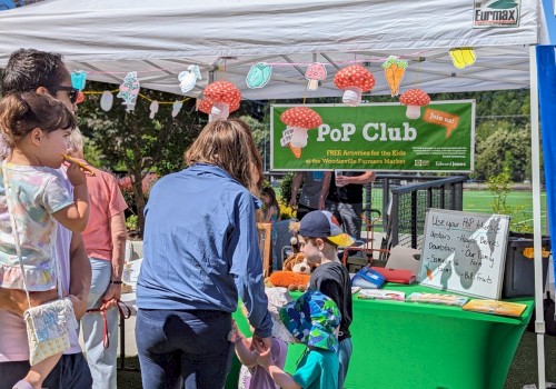 Pop Club Tent at The Woodinville Farmers Market