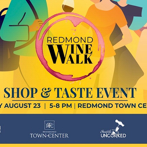 Redwood Wine Walk Event Flyer